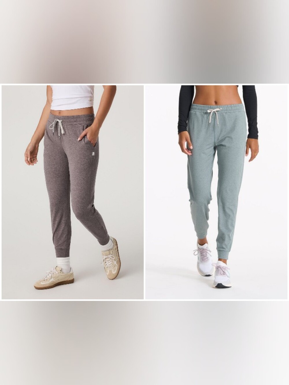 Vuori Performance Jogger XXS Heather Green Tan Bundle